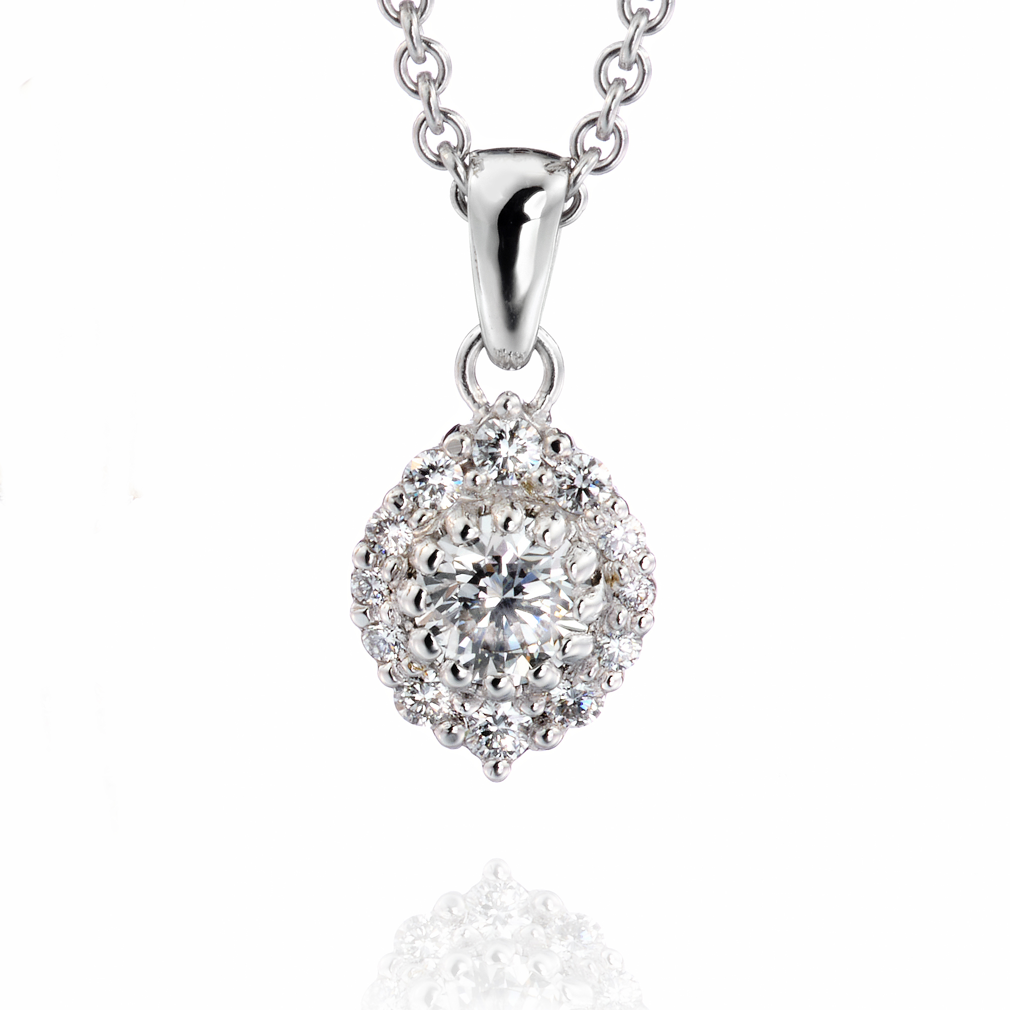 Valkokultainen Mesi riipus Kultasep t Andreasen