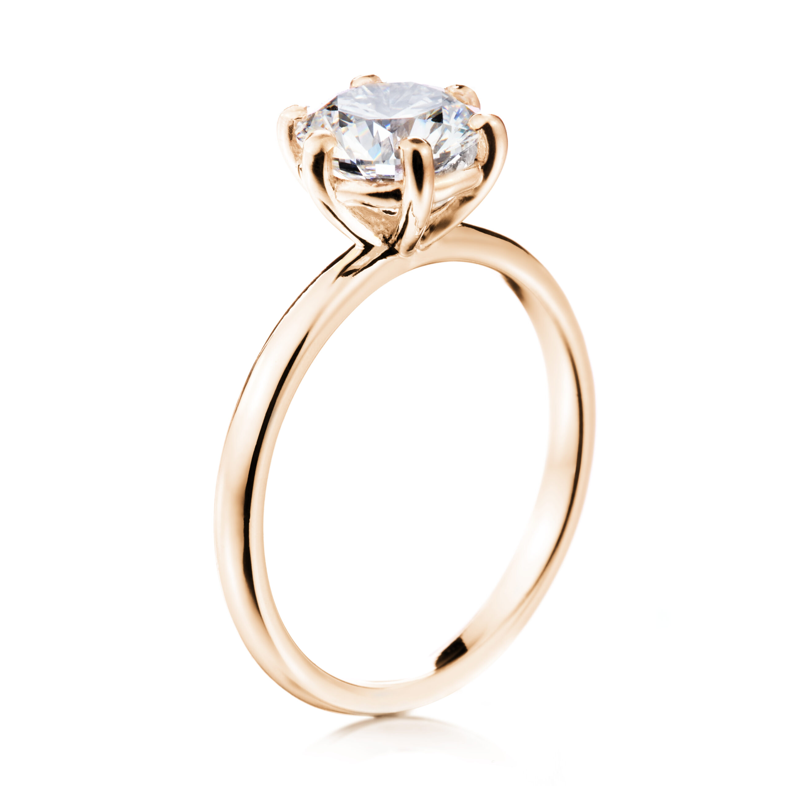 Paju briljantti vihkisormus keltakulta