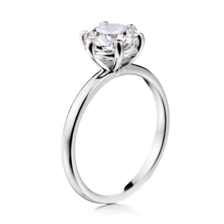 Paju briljantti vihkisormus valkokulta