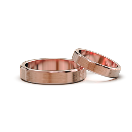 Harjattu matta viisteillä punakulta